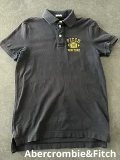 Abercrombie&Fitch アバクロ ポロシャツ ネイビー ゴルフ