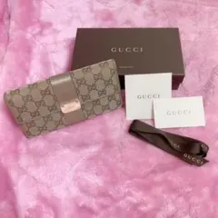 GUCCI キャンバス 長財布