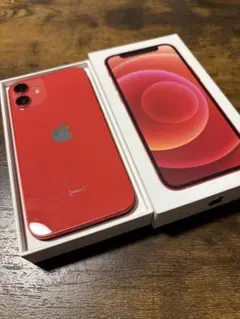 中古スマホ　iPhone 12 mini 128GB レッド SIMフリー