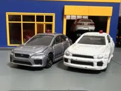 トミカ　スバル　インプレッサ S4 警察　覆面　パトカー　セット　まとめのサムネイル