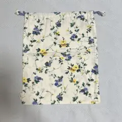 ローラアシュレイ （LAURA ASHLEY）☆花柄巾着袋　1点