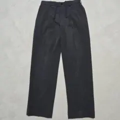 美品 ユニクロ スラックス ウエストゴム紐 【S】グレー