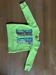 BABYDOLL 蛍光イエロー トレーナー 90cm！！