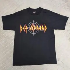 Ded leppard Tee Black T−shirt Giant 後付け - メルカリ