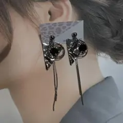 天然石　ステンレスピアス