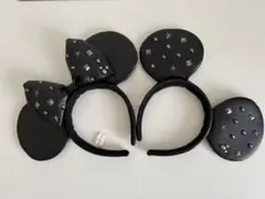 ディズニー　カチューシャ　レザー