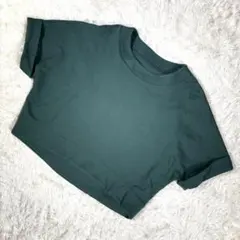コラージュガリャルダガランテ【F】グリーン クロップド丈カットソー