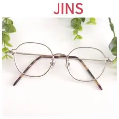 良品 JINS ジンズ 眼鏡 メガネ ラウンド ボストン ゴールド 軽量