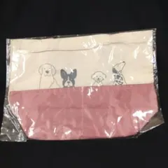 犬柄 お散歩バッグ トートバッグ