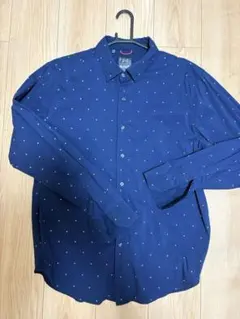 Under Armour ネイビー ドット柄 シャツ 2XL
