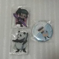 呪術廻戦 くじ引き堂 アクスタ 缶バッジ 真希 パンダ 五条