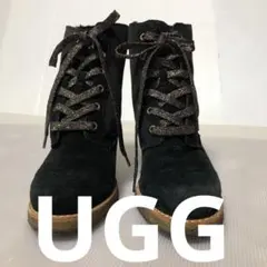 UGG スエード裏地ムートンショートブーツ