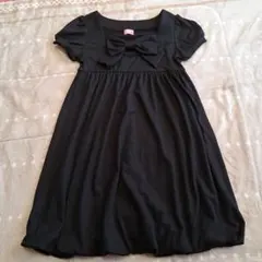 メゾピアノ　ジュニア　おリボンワンピース　140cm