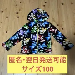 ディズニー（ミッキー）☆子供用アウター☆フード付フリースジャケット☆100サイズ
