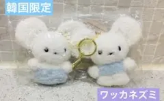 韓国限定ポケモン ポケピース　ワッカネズミキーホルダーキーリング バッグチャーム