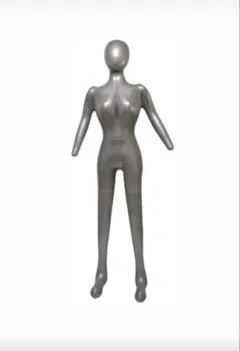 シルバー 女性用マネキン 全身