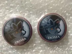 鬼滅の刃 ティザー期 童磨 缶バッジ 2個 ダイニング お楽しみくじ