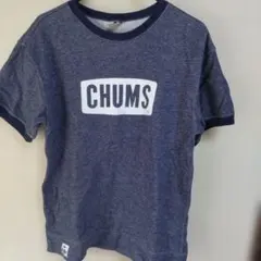 CHUMS リンガー 半袖スウェット M ネイビー系