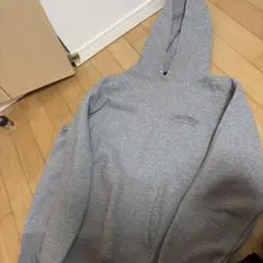 THRASHER グレー フード付きパーカー Lサイズ