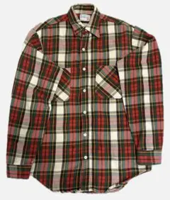 【古着】BIG MAC(ビッグマック) ネルシャツ チェックシャツ 赤