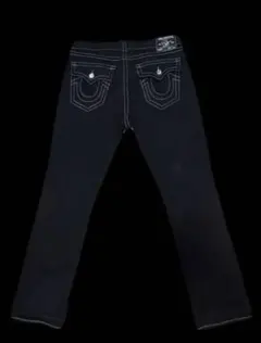 新品正規品 TRUE RELIGION ブラックデニム 32インチ 黒 - メルカリ