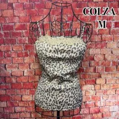 新品☆COLZA Y2Kヒョウ柄　レオパード　キャミソール　レース　ギャル Mのサムネイル