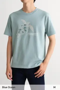 Blue Ocean オーガニックコットン Tシャツ 男女兼用Mサイズ