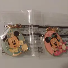 ミッキー ミニー イースター キーホルダー 2個セット