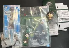 一番くじ　進撃の巨人　ビッグアクリルスタンド　エレン　リヴァイ　エルヴィン