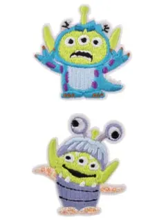 ディズニー リトル・グリーン・メン　ピンバッジ ブー & サリー　コスチューム