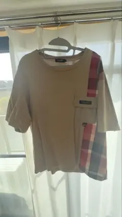 BLACK LABEL CRESTBRIDGE Tシャツ L ベージュ チェック