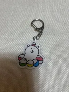 訳あり　自分ツッコミくま　アクリルキーホルダー