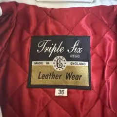 666レザージャケット ダブルライダース 36