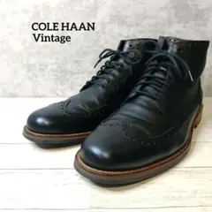 美品✨️COLE HAAN ウィングチップ メダリオン 27.5 vintage