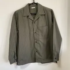 【美品】GU ストライプ柄 長袖シャツ Sサイズ