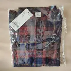 デビロック 長袖シャツ チェック柄 120cm