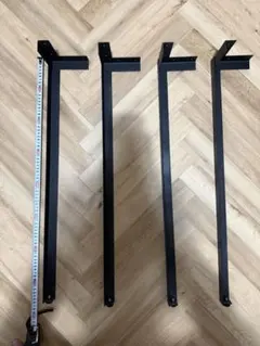 アイアンテーブル脚 4本セット 鉄脚　高さ75cm