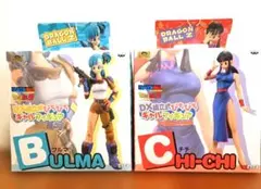 ドラゴンボールZ DX組立式ぴちぴちギャルフィギュア ブルマ＆チチ 2体セットのサムネイル