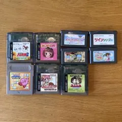 ゲームボーイ ゲームボーイアドバンス ソフト 9本セット　ジャンク品
