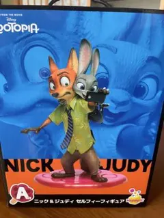 ズートピア　A賞　ニック&ジュディーフィギュア