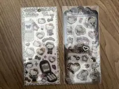 ヒョウ柄キティシールセット