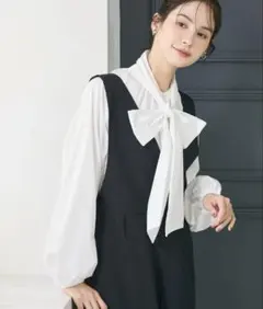 coca ボウタイブラウス 新品試着のみ