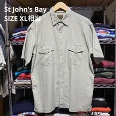 St John's Bay 半袖 ワークシャツ サイズLのサムネイル