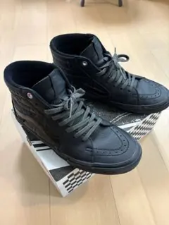 Vans SKATE SK8-hi DRINK SEXY 26 ブラック