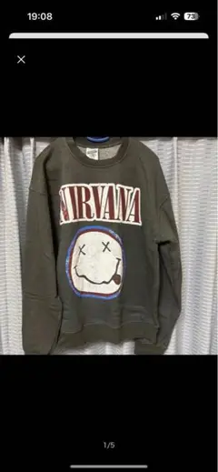 ニルバーナ NIRVANA トレーナー サイズXL グレー