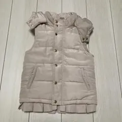 petit main フリル中綿ベスト　L 110〜120