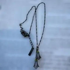 ANASUIアナスイ　ネックレス 黒色 はな