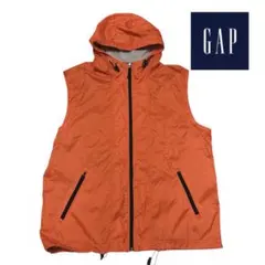 【美品】OLD GAP archive フルジップフーディベスト　XLサイズ