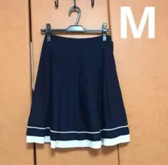 used♡ひざ丈スカート　ネイビー