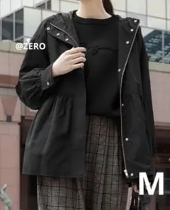 しまむら HK WORKS LONDON ペプラムマンパ M ブラック